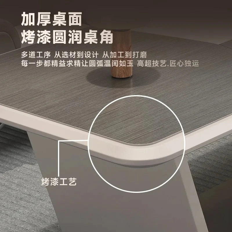 Boss's desk is simple, modern table and chair combination, advanced sense, large class desk, single presiden