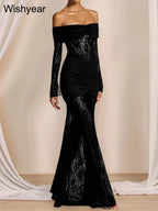 Long Sleeve Mermaid Dress