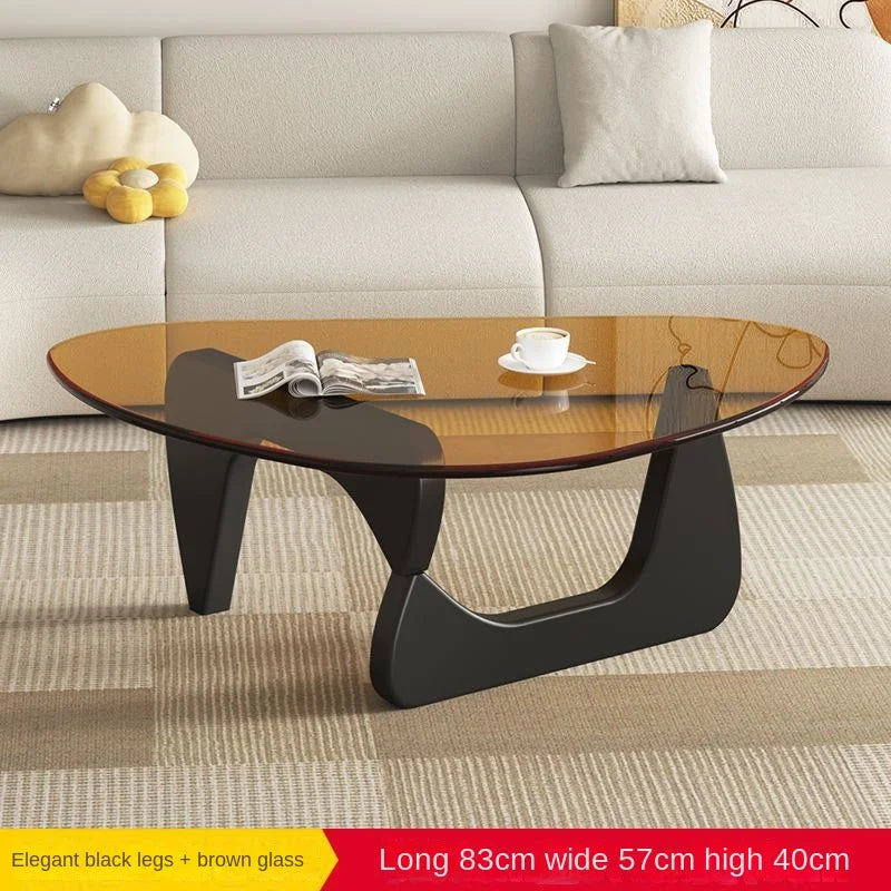 X&D Italian Style Nordic Style Minimalist Coffee Table In Home Living Room Modern And Fashionable Water Droplet Shaped Tea Table