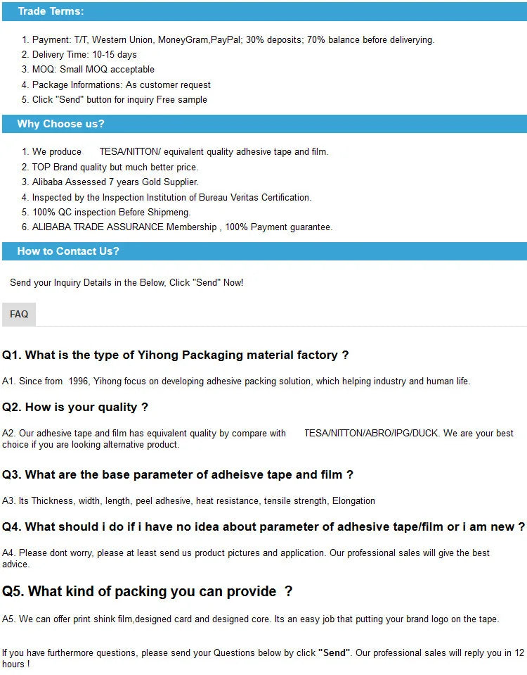 Manufacturing Waterproofing Membrane Leakproof Butyl Sealant Cement Rubber Seal Roof Self-Adhesive Tape