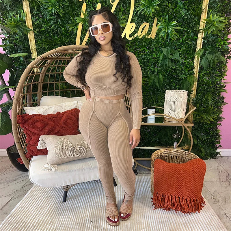 Long Sleeve Bodycon Suit