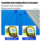 Roof Waterproof Tape Strong Adhesion Heat Insulated Sealing Tape 10M Self-Adhesive Tape Anti Crack Fix Tape for Roof Repairing