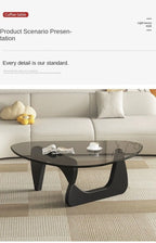 X&D Italian Style Nordic Style Minimalist Coffee Table In Home Living Room Modern And Fashionable Water Droplet Shaped Tea Table