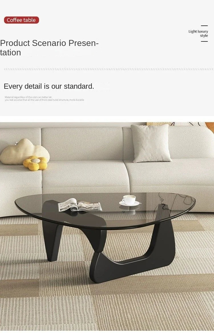 X&D Italian Style Nordic Style Minimalist Coffee Table In Home Living Room Modern And Fashionable Water Droplet Shaped Tea Table