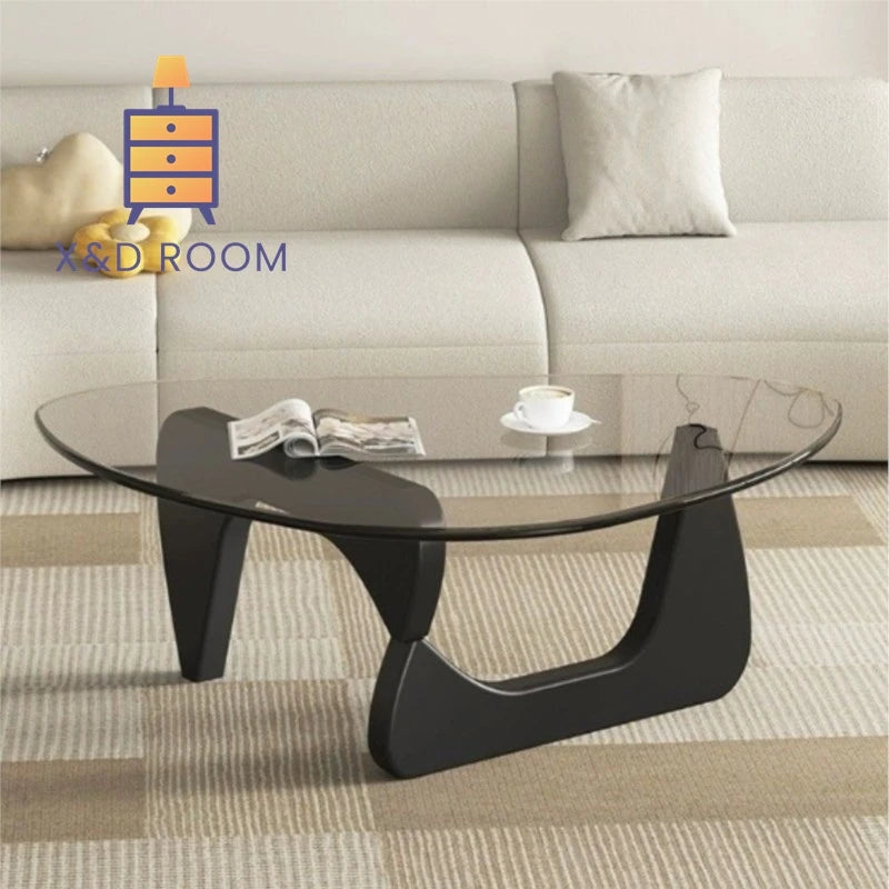 X&D Italian Style Nordic Style Minimalist Coffee Table In Home Living Room Modern And Fashionable Water Droplet Shaped Tea Table