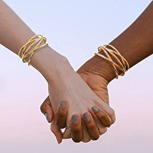 Punk Open Adjustable Bangle