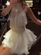 Classic Ruffles prom Gowm