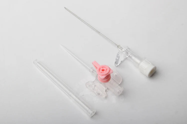 50pcs IV Cannula With Injection Port 20G 22G 24G Butterfly IV Catheter Veterinary Supplies
