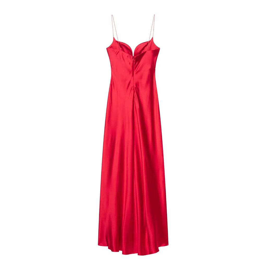 HH 2025 Summer Dress For Women Fashion New Backless Slim Zipper Dresses Woman Wild Female Evening Long Dress Vestidos