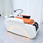 Plug In Automatic Massage Shampoo Bed Built in Electric Massager, Hair Salon Head SPA Hydrotherapy Commercial Salon Furniture