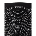 2025 Luxury Smart Evening Dress Women Deep V Neck Long Sleeve Tight Fitting Short Skirt Set With Diamonds Street Banquet Outfits