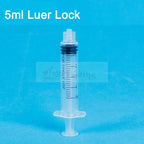 50pcs 1ml/3ml/5ml Plastic Disposable Injector Syringe For Refilling Measuring Nutrient Luer Lock Syringe Ink Injection Dental