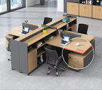New Arrival New Office Desk And Chair Design Partition Modern Office Cubicles Staff Workstation Desk For Multi-person Office