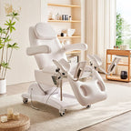 Gynecological Examination Table Electric Hydraulic Adjustable Medical Exam Bed for Clinic Hospital PU Leather Top Bed