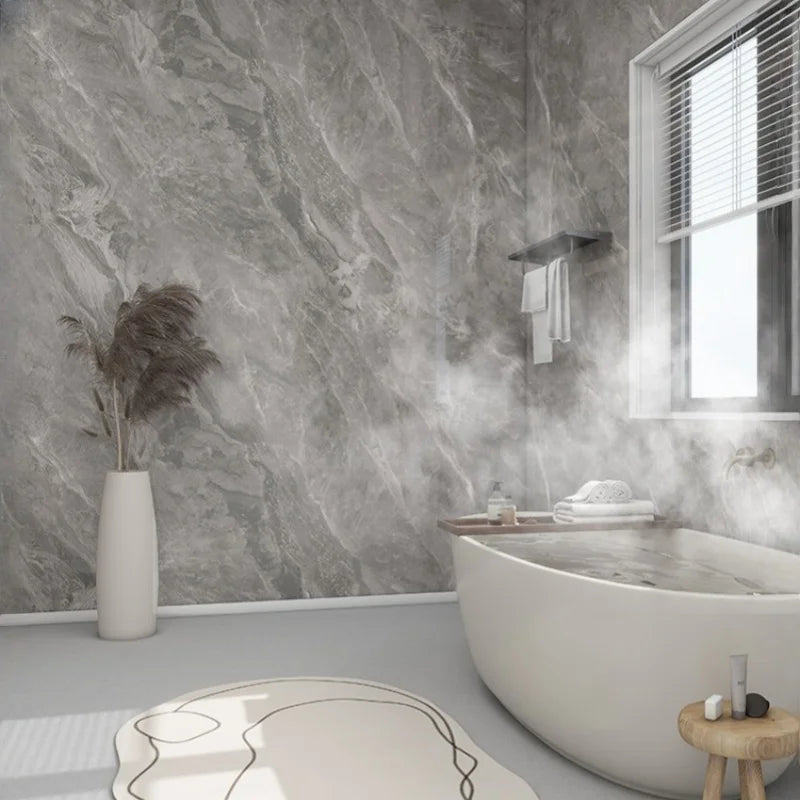 Thick Foam Self Adhesive Wall Stickers Imitation Marble Wallpapers for Bedroom Home Decor Waterproof Peel and Stick Wall Panels