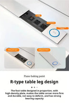 Modern new president's office desk and chair white high-end design office furniture