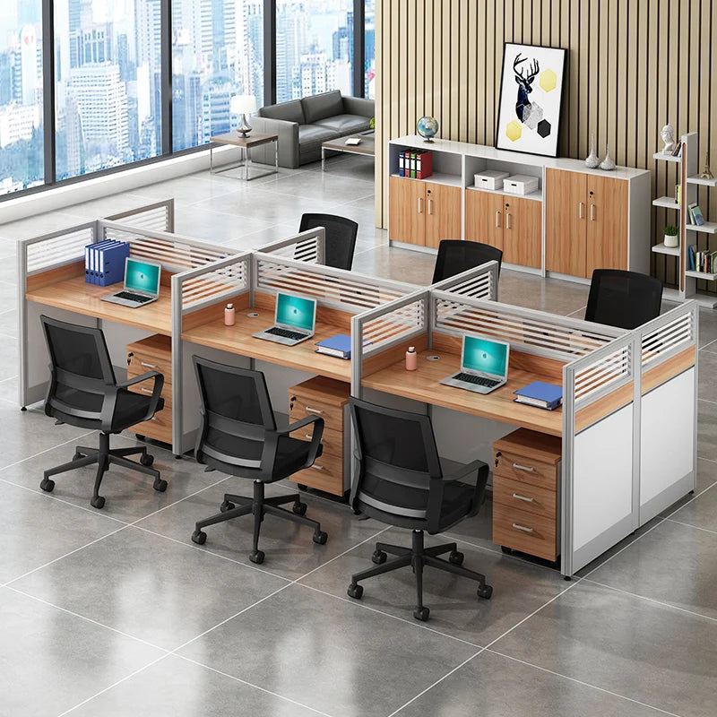 Staff Computer Desk Workstation Booth