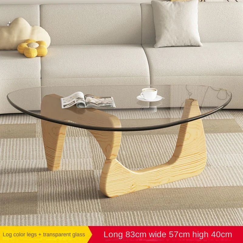 X&D Italian Style Nordic Style Minimalist Coffee Table In Home Living Room Modern And Fashionable Water Droplet Shaped Tea Table