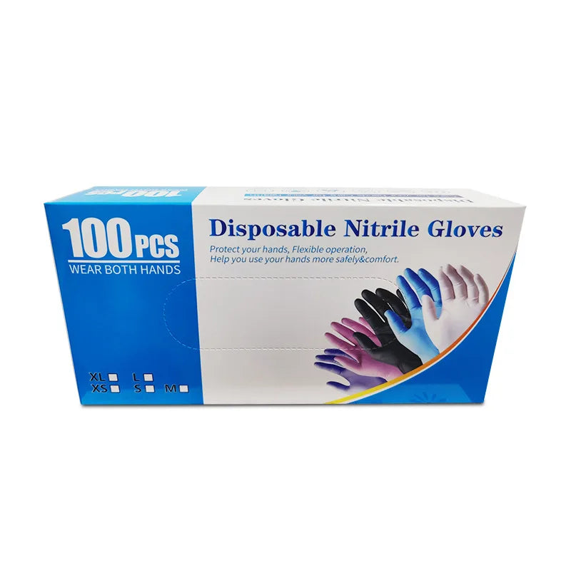 Medical Gloves Disposable White NitrileY86Durable Protective Medical Surgical Inspection Food Grade
