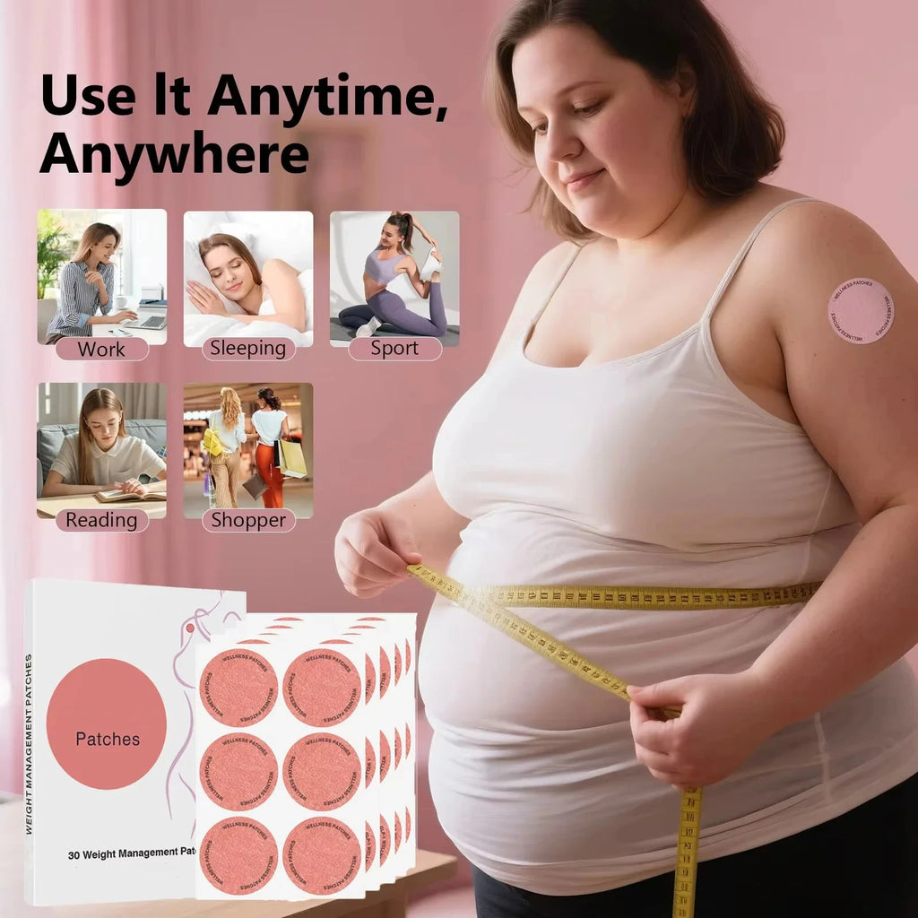 Patches | 30pcs Scientific Formulation Precisely Regulates Appetite & Metabolic Balance Pure Plant Active Delivery System