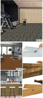 15x90cm Waterproof 3D Self-Adhesive thick Wood Grain Floor sticker Wallpaper Wall Sticker Living Room Toilet Kitchen Home Decor