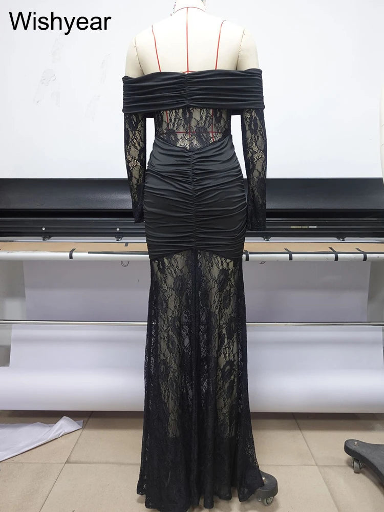 Long Sleeve Mermaid Dress