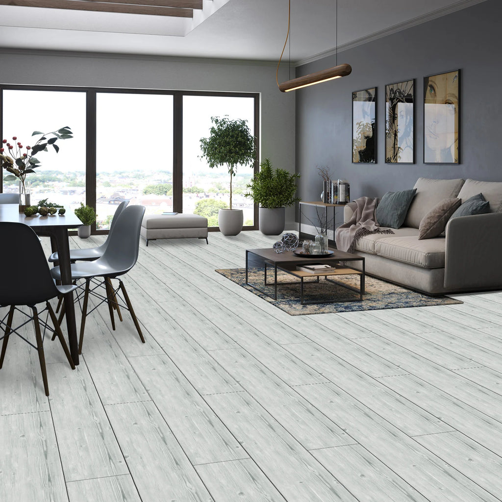 15x90cm Wood Grain Floor Sticker 0.72mm Thick Self-Adhesive PVC Waterproof Wall Stickers Kitchen Bedroom Ground Cover Decal