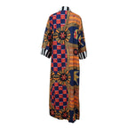 African Dresses for Women African Ethnic Print Loose Long Trench Coat Streetwear Dashiki African Clothes Cardigan African Kimono