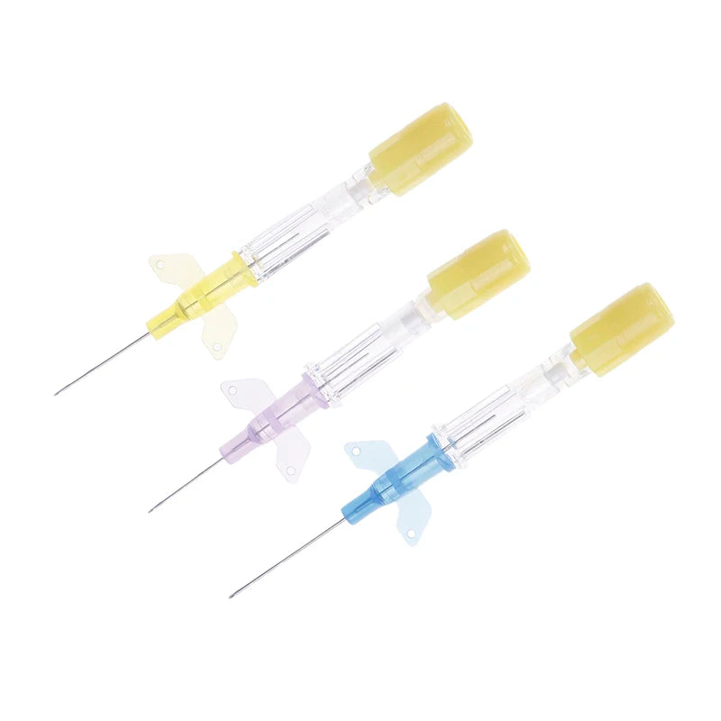 Disposable Animals IV Cannula Intravenous Injection Catheter With Wing 22G 24G 26G For Pet Dog Cat Veterinary Tools