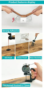 15x90cm Waterproof 3D Self-Adhesive thick Wood Grain Floor sticker Wallpaper Wall Sticker Living Room Toilet Kitchen Home Decor