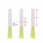 50pcs Pointed Injection Needle Dispensing Needle With Transparent Cap,16G 18G 20G 22G 25G Individually Packaged Syringe Tattoo