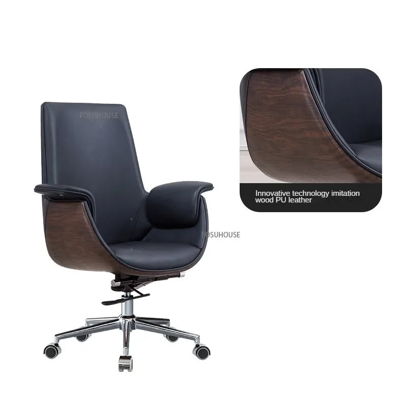 Modern Light Luxury Computer Chair Bedroom Comfortable Gaming Chair Lift Swivel Chairs Office Chairs Ergonomic Executive Chair