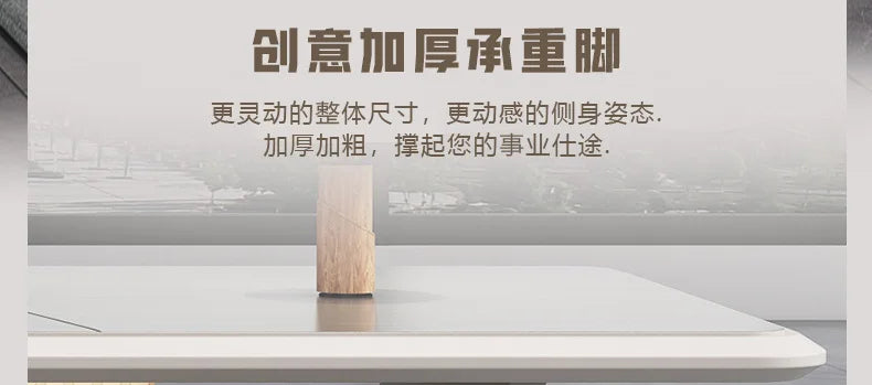 Boss's desk is simple, modern table and chair combination, advanced sense, large class desk, single presiden