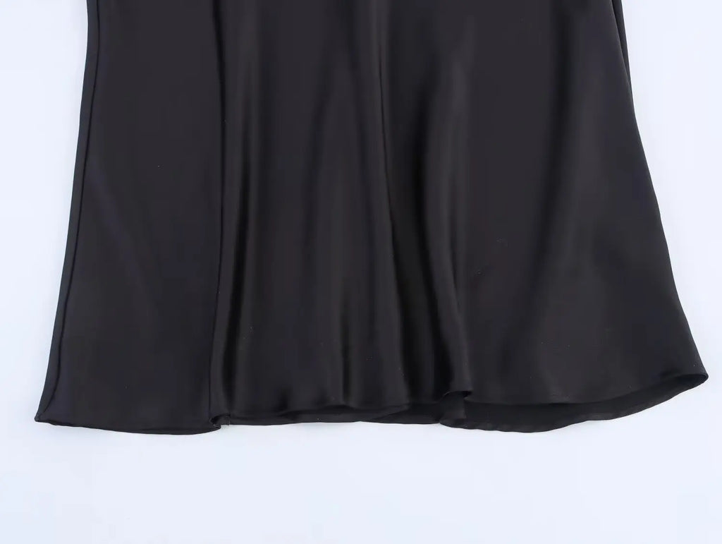 HH 2025 Summer Dress For Women Fashion New Backless Slim Zipper Dresses Woman Wild Female Evening Long Dress Vestidos