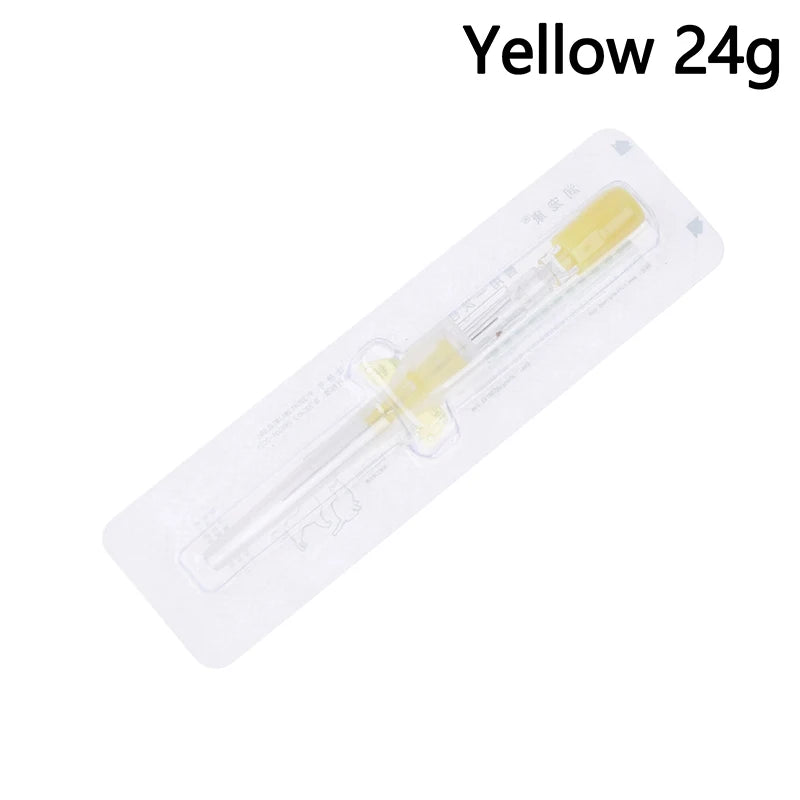Disposable Animals IV Cannula Intravenous Injection Catheter With Wing 22G 24G 26G For Pet Dog Cat Veterinary Tools