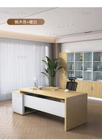 Wooden Boss Table Simple Modern Cabinet Designer Reading Reading Desk Secretary High Quality Art Bureau Meuble Office Furniture