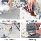 Thick Foam Self Adhesive Wall Stickers Imitation Marble Wallpapers for Bedroom Home Decor Waterproof Peel and Stick Wall Panels