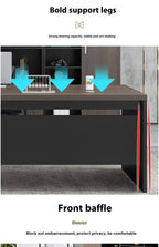 Executive Table Desk Writing Professional Auxiliary Computer Tables Work Corner Student Side Desk Study Mesa Office Furniture