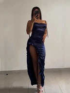 2025 Dress Women Elegant Fashion Beautiful Women's Dresses Party Night Dresses Evening Woman Dresses Y2K Sexy Backless Halter