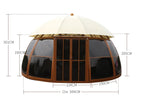 UFO Aluminum Patio Gazebo Canopy & Pergola for Outdoor Space