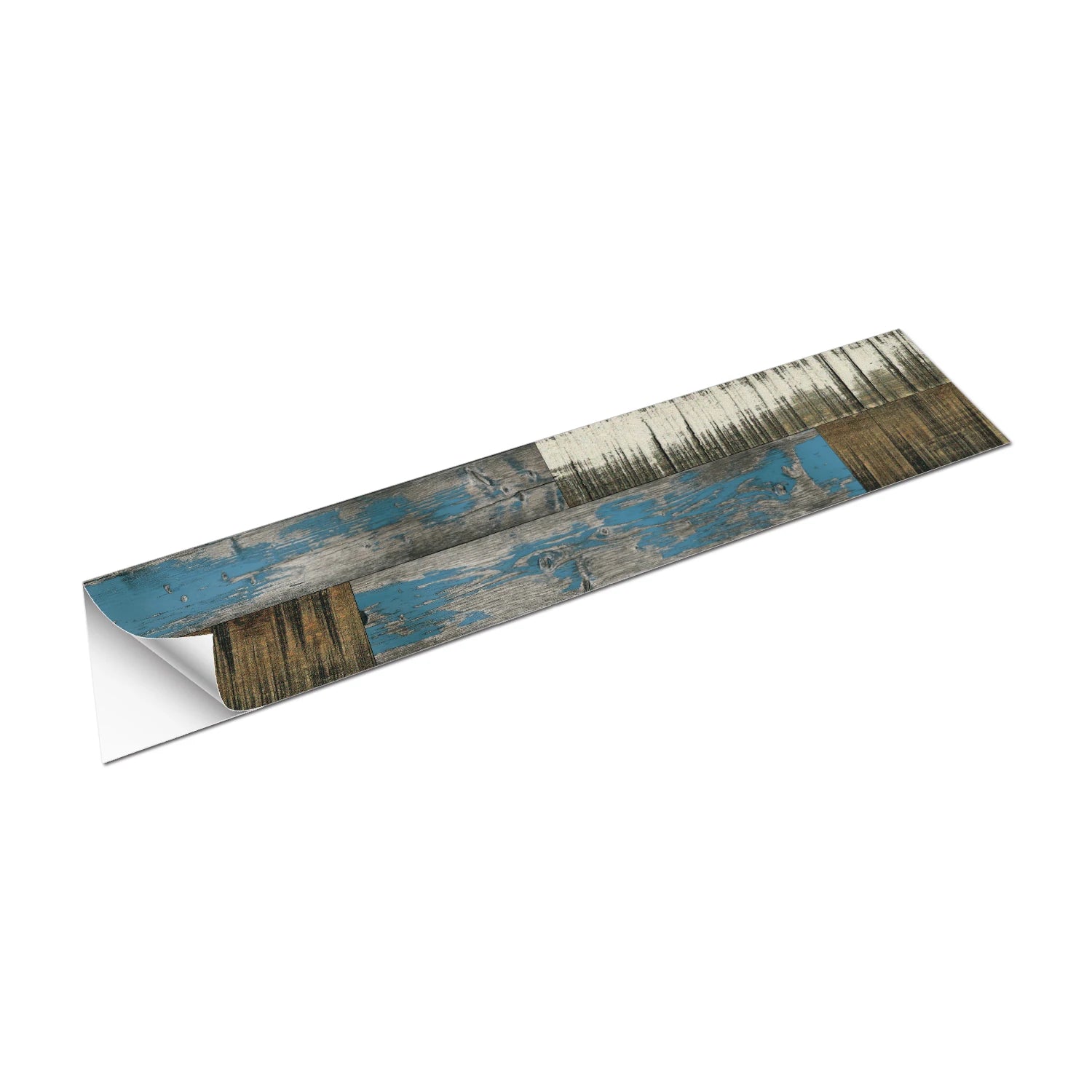 15x90cm Wood Grain Floor Sticker 0.72mm Thick Self-Adhesive PVC Waterproof Wall Stickers Kitchen Bedroom Ground Cover Decal