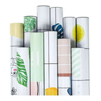 10M x 80CM Marble Self Adhesive Wallpaper Waterproof Oil Proof Kitchen Stickers Thermostability Decorative Film Home Decor