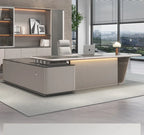 Boss's desk is simple, modern table and chair combination, advanced sense, large class desk, single presiden