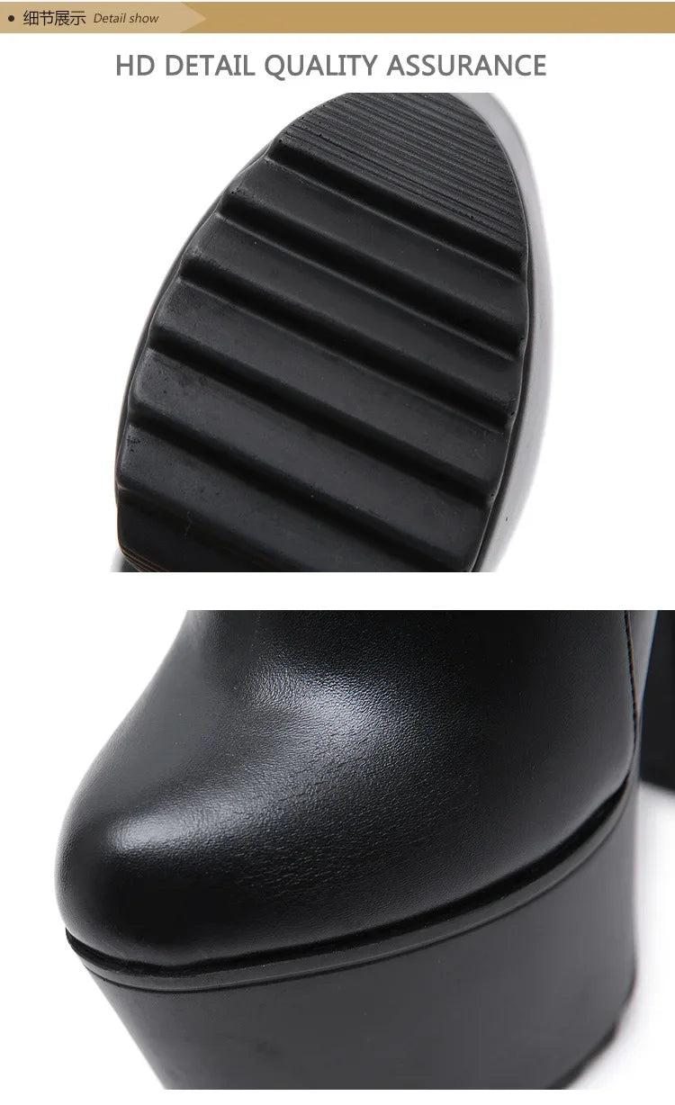 Platform Chelsea Ankle Boots