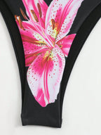 Flower Print Bikini Set