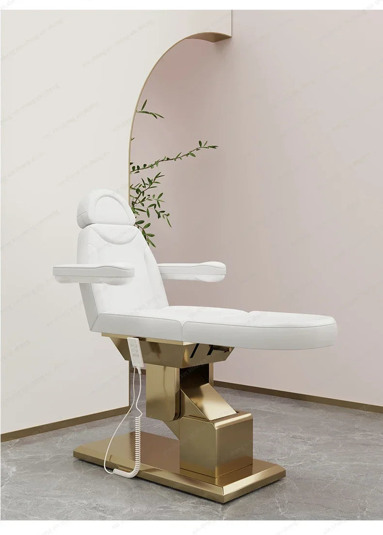 XinSheng Electric Lift Beauty Care Bed Adjustable Diagnostic Chair for Hospital Clinic Health SPA Store Sofa Leather Furniture