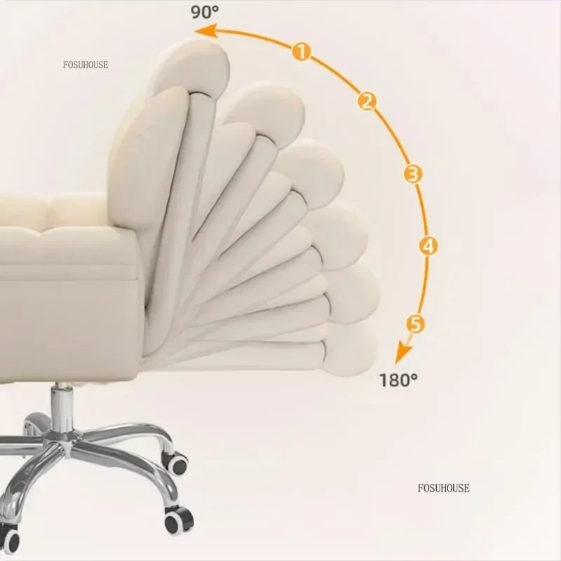 Mobile Swivel Soft Gaming Chairs Comfortable Aesthetic Gamer Leisure Desk Chair Nordic Office Chair Home Office Furniture V l