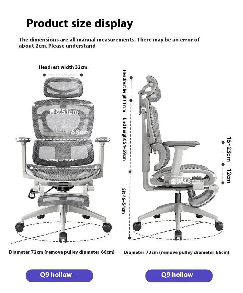 Foot Rest Chair Ergonomic Gaming Chairs Computer Comfortable Wheels Massage Adjustable Sedia Da Ufficio Office Furniture