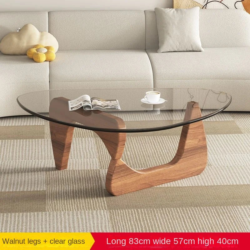 X&D Italian Style Nordic Style Minimalist Coffee Table In Home Living Room Modern And Fashionable Water Droplet Shaped Tea Table