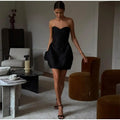 Strapless Tube Mini Dress